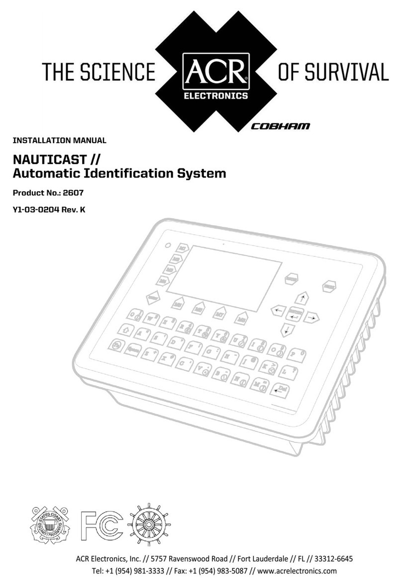 ACR Electronics Nauticast Y1-03-0204 User manual