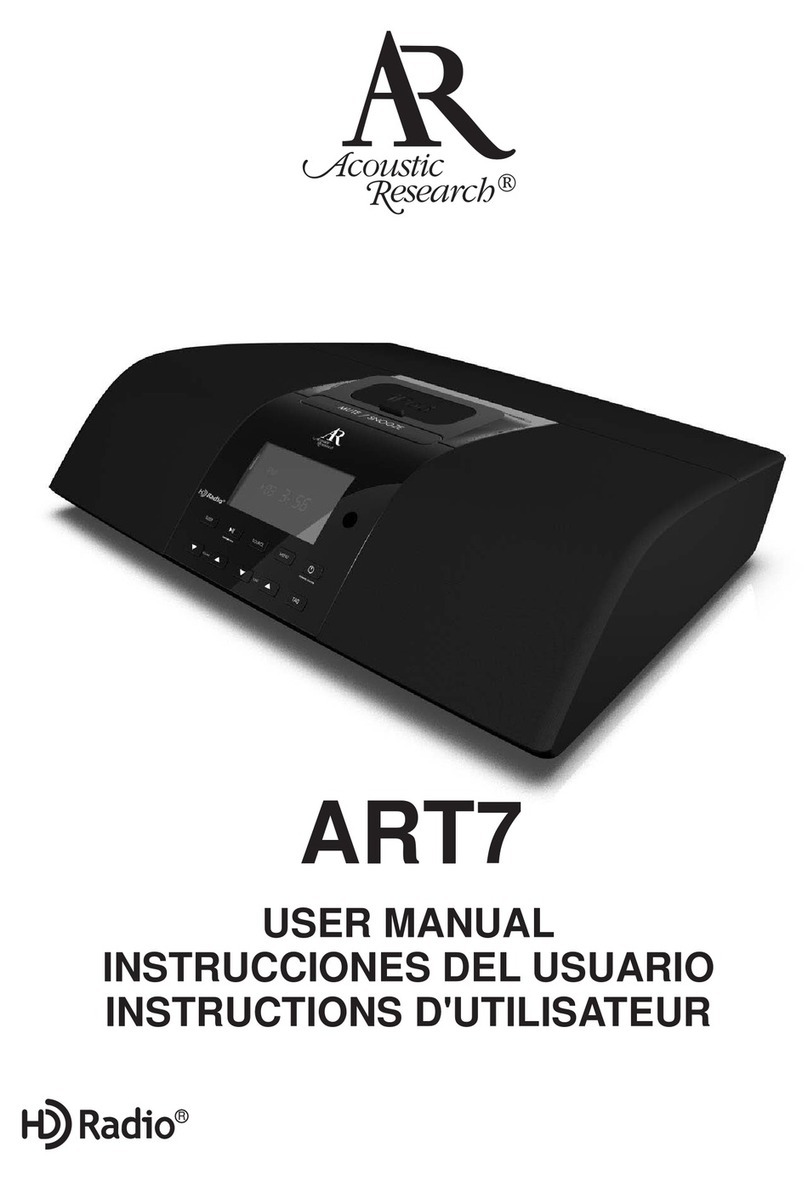 Acoustic Research ART7 user manual