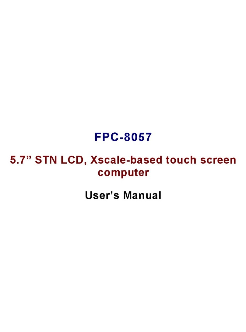Acnodes FPC-8057 User manual Acnodes FPC-8057 User manual