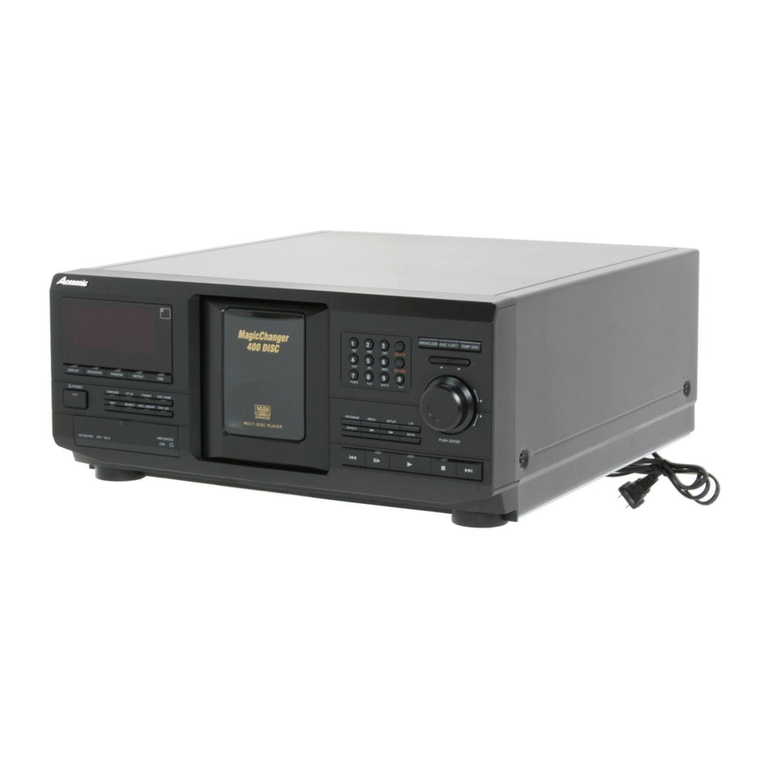 Acesonic 400 Disc DVD CD G Karaoke Changer DGX-400 User manual