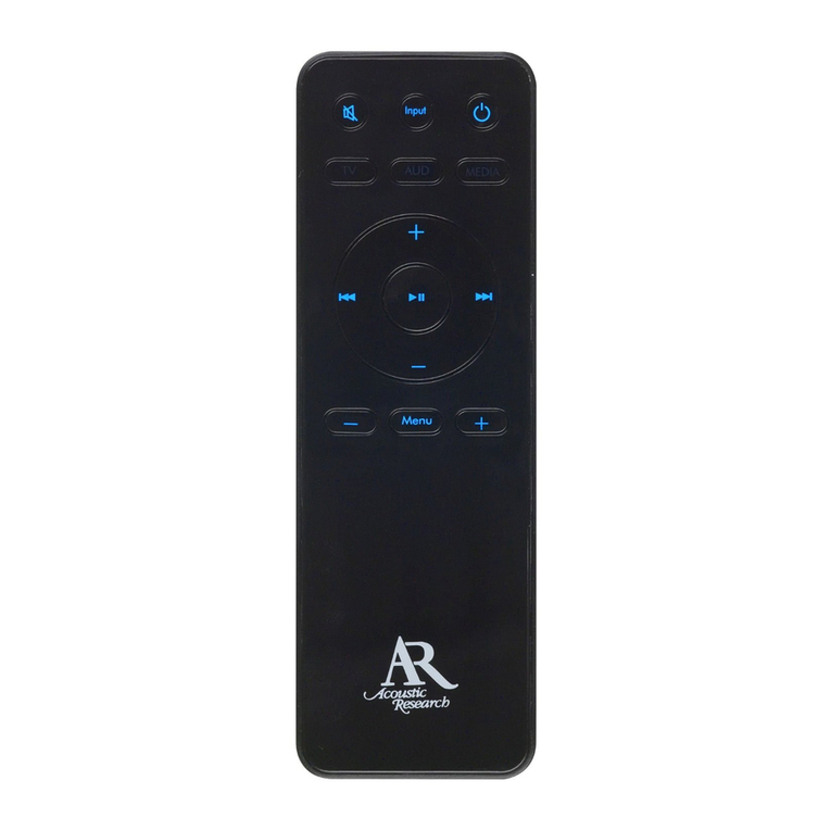Acoustic Research ARi3G User manual