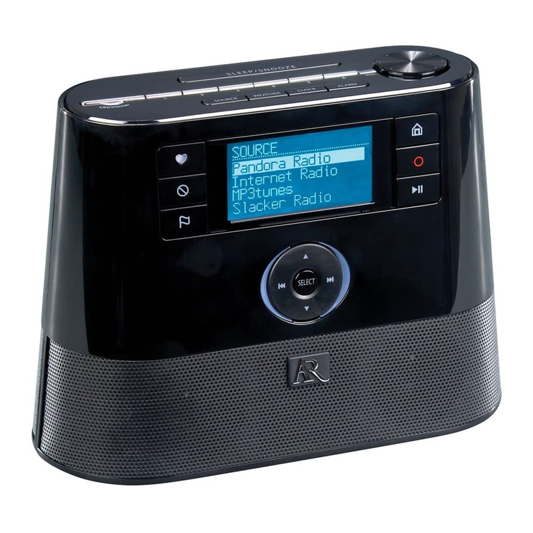 Acoustic Research ARIR201 User manual