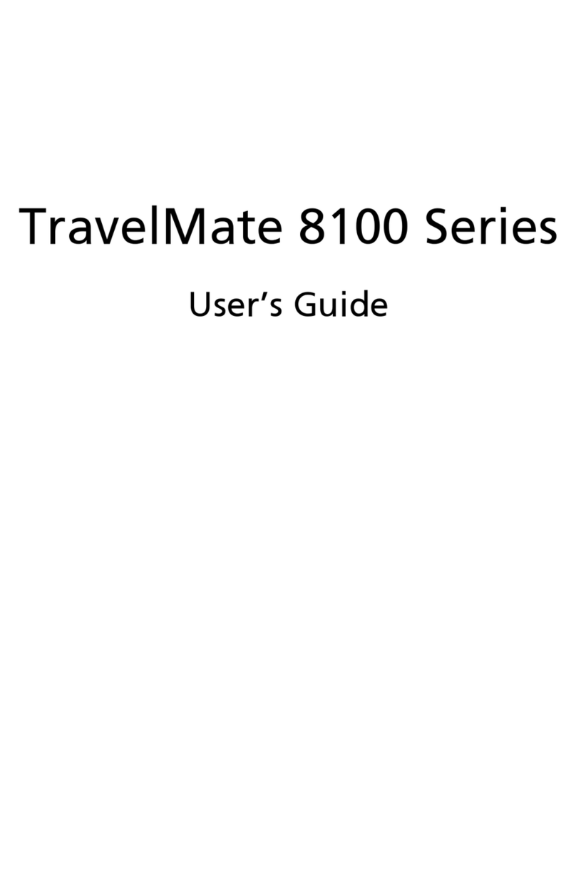 Acer 8100 Series User manual
