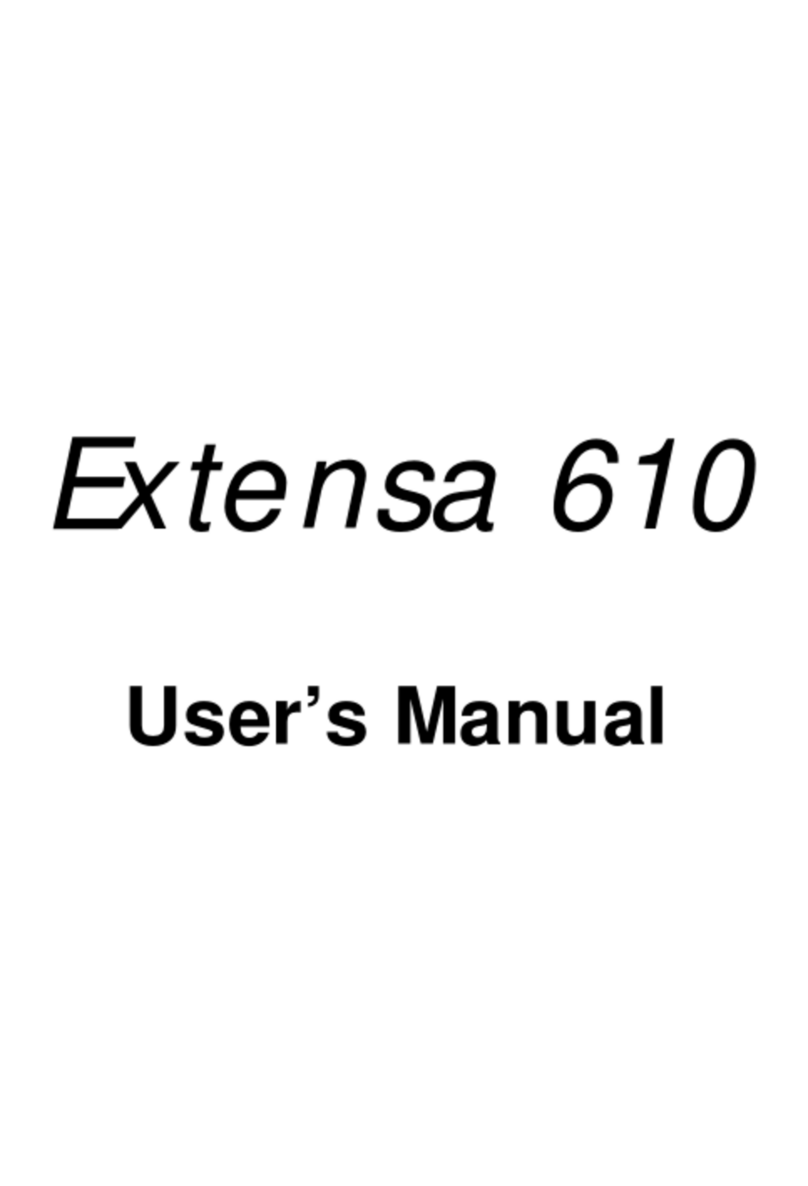 Acer Extensa 610 user manual