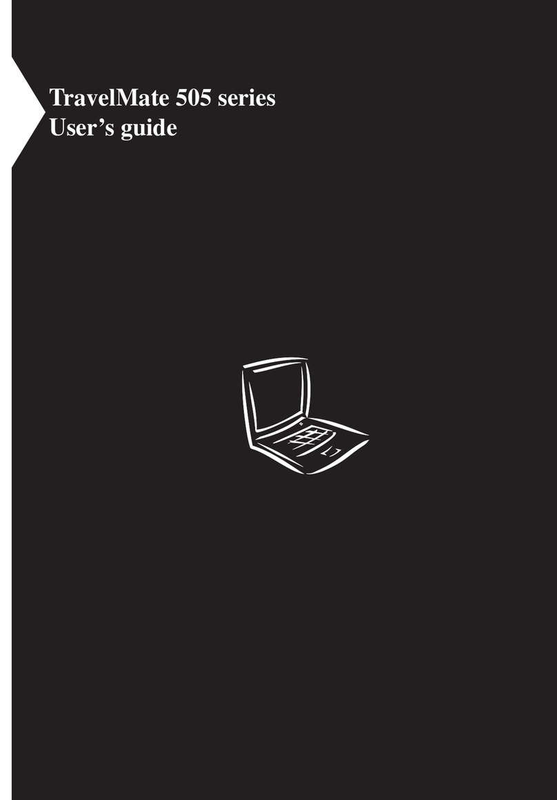 Acer 505 series User manual
