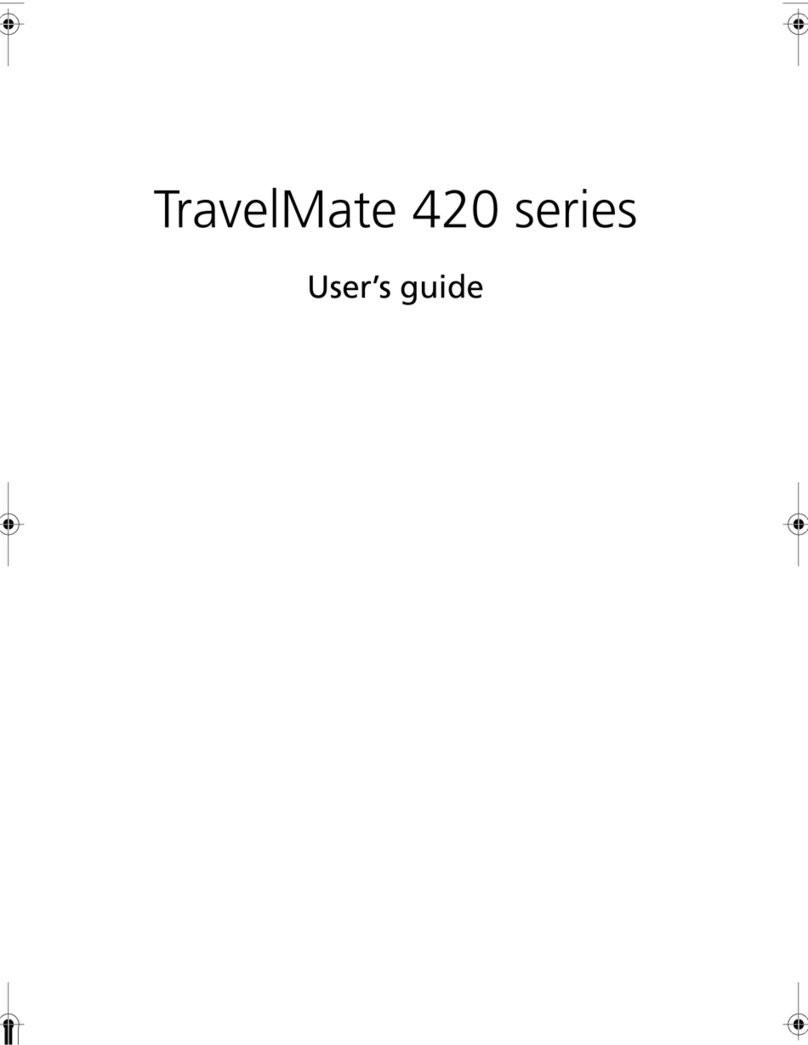 Acer 420 series User manual