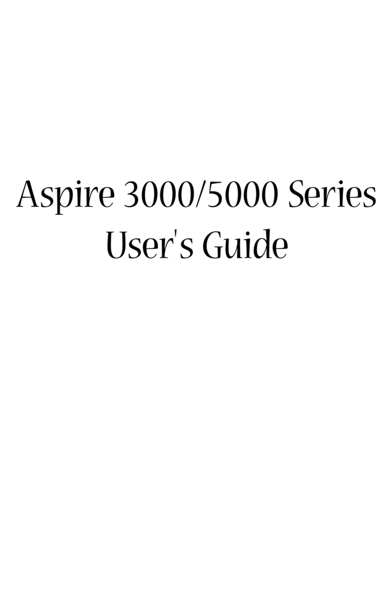 Acer Aspire 5000 Series User manual Acer Aspire 5000 Series User manual