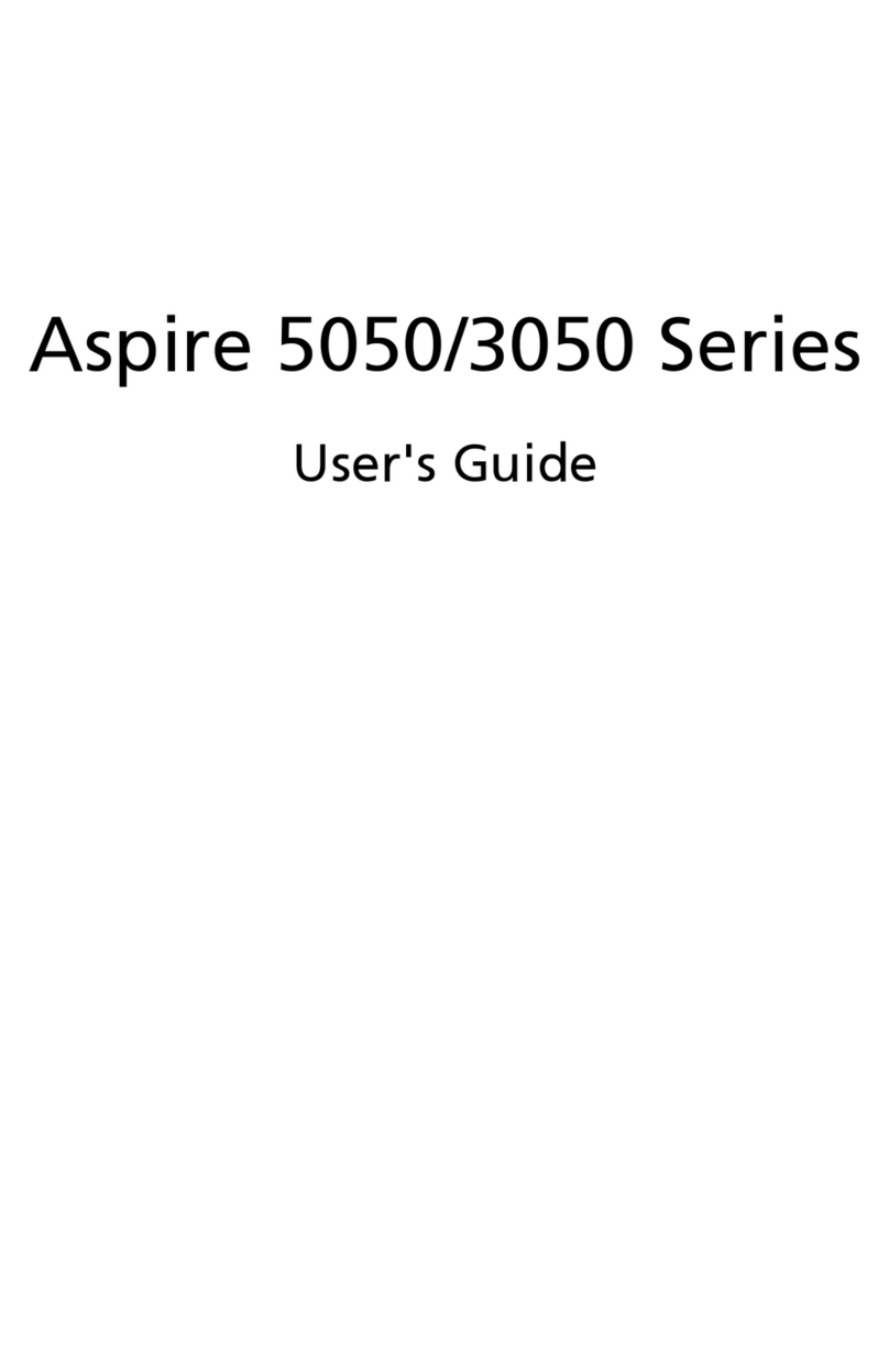 Acer Aspire 3050 User manual