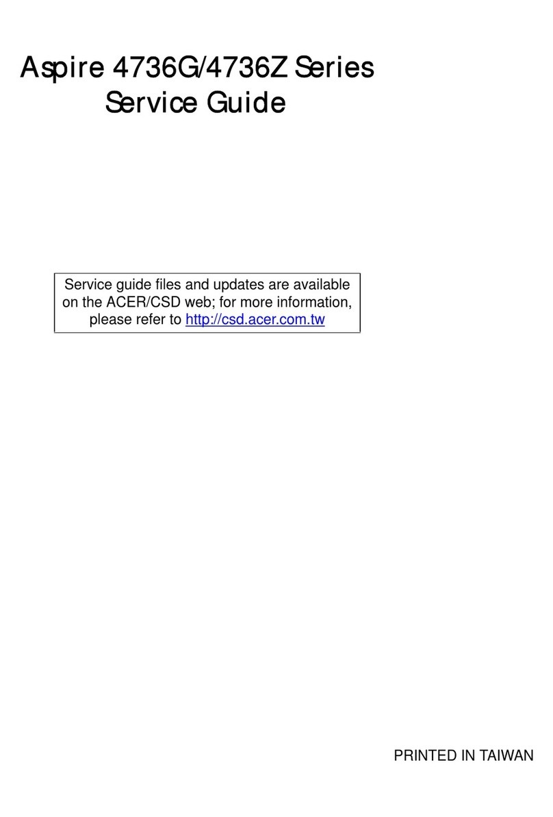 Acer Aspire 4736G Series User manual
