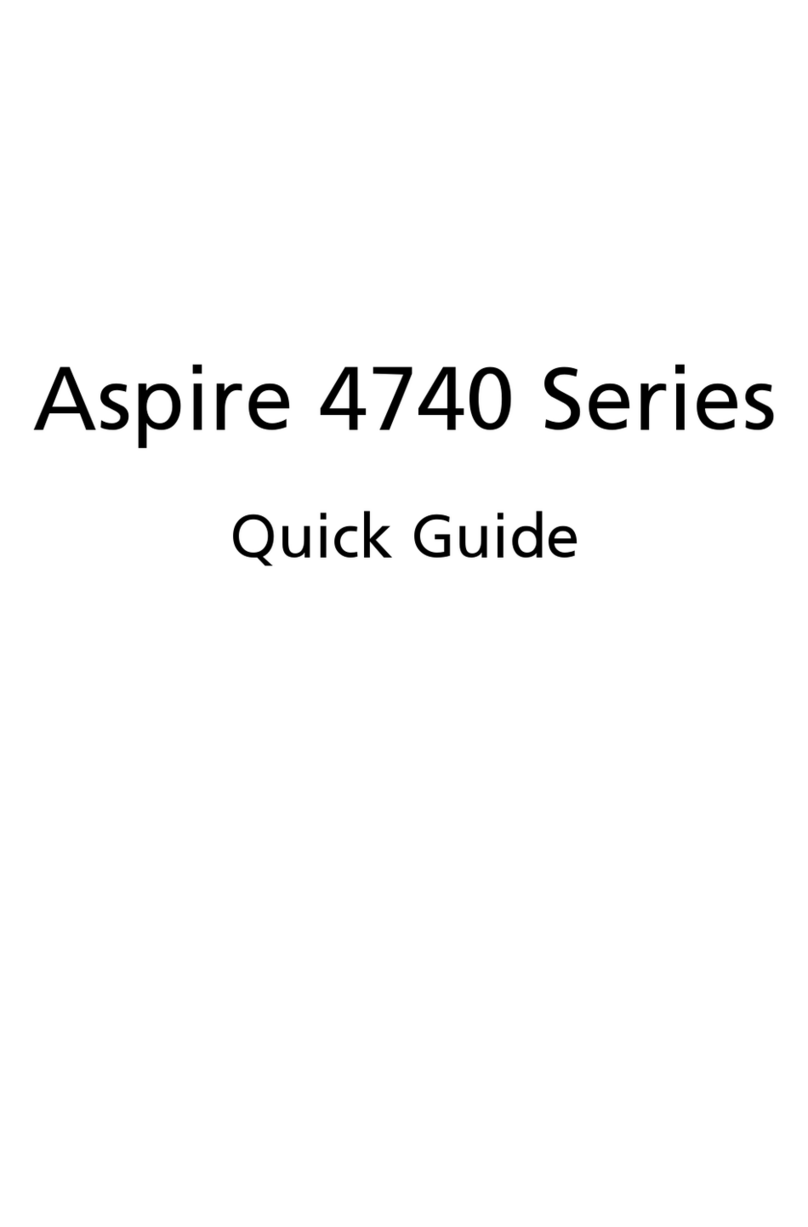 Acer Aspire 4740 quick guide
