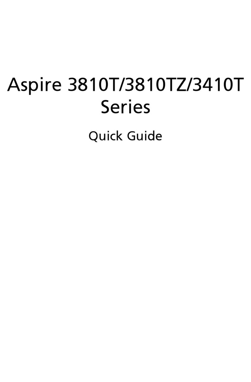 Acer Aspire 3410T quick guide