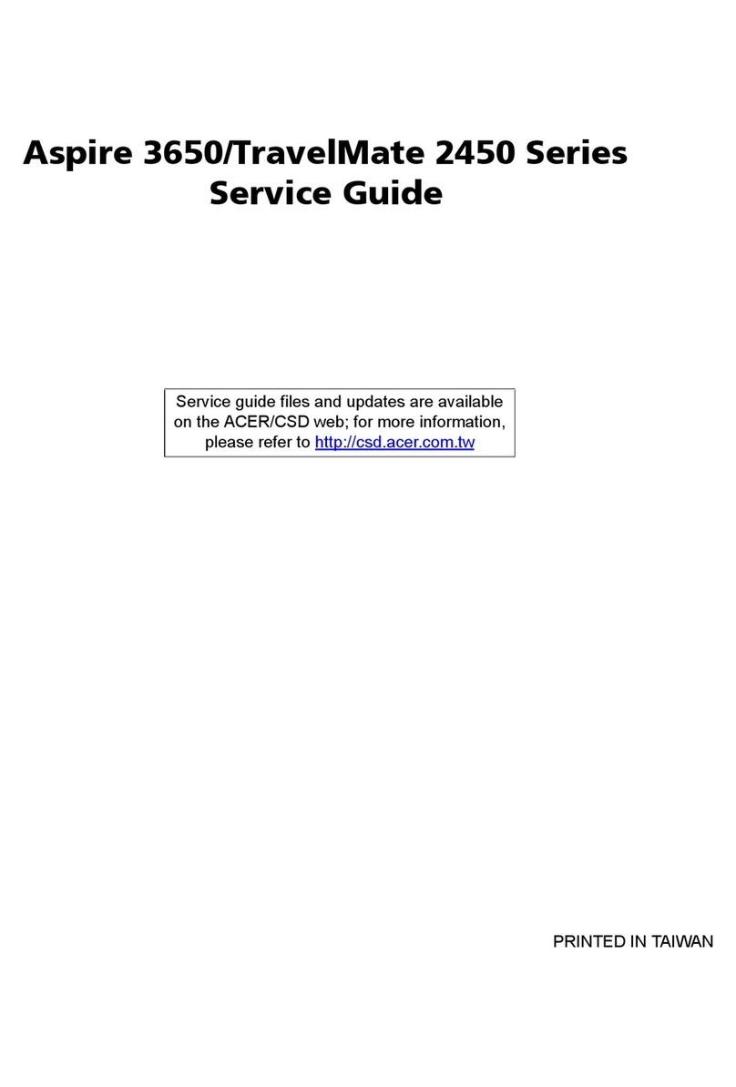 Acer 2450 User manual