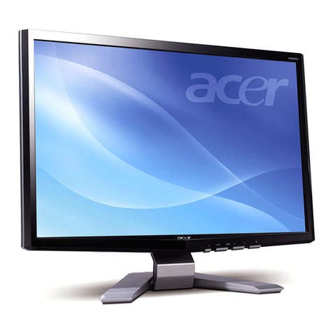 Acer P223W User manual