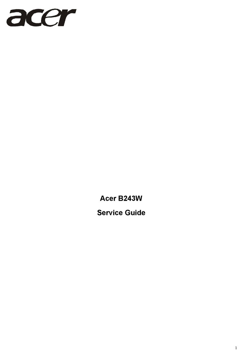 Acer B243W User manual