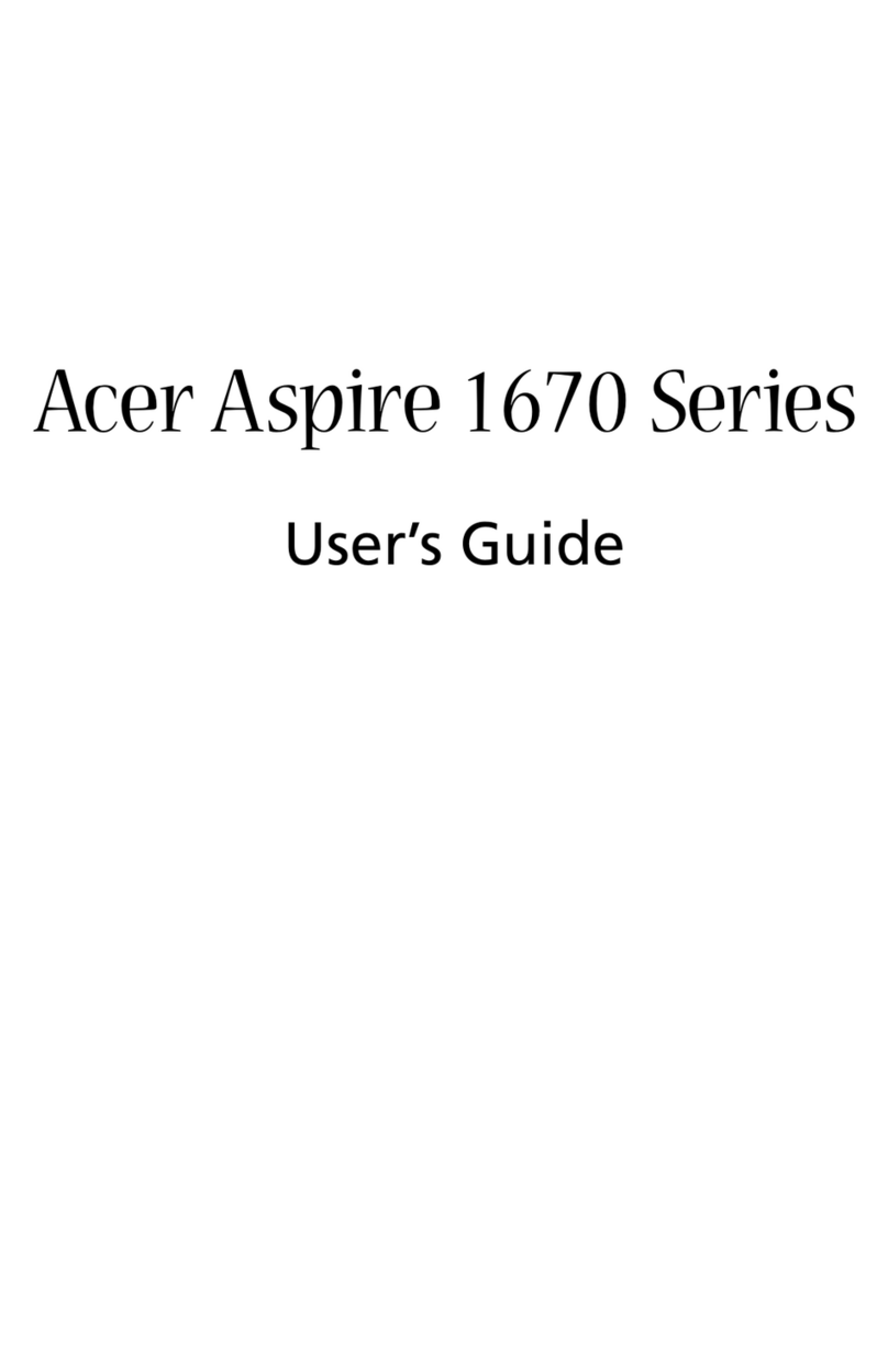 Acer Aspire 1670 Series User manual