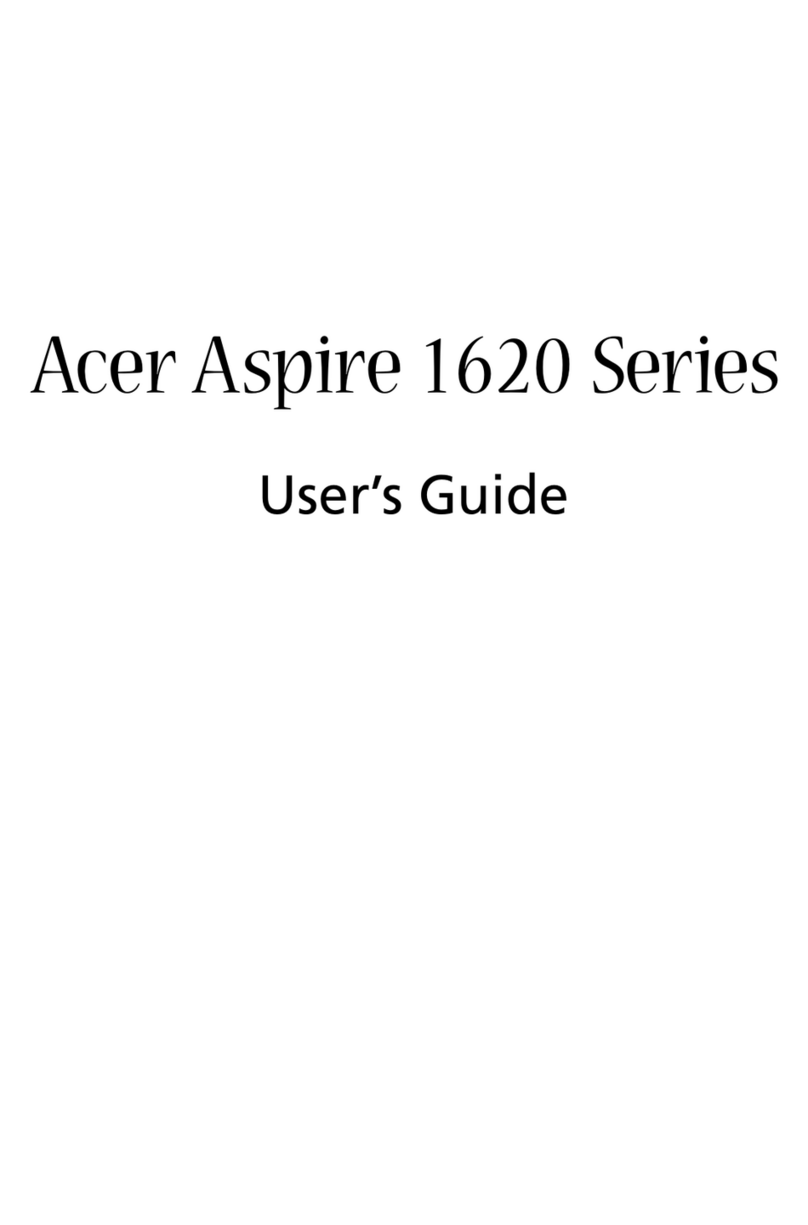 Acer Aspire 1620 Series User manual