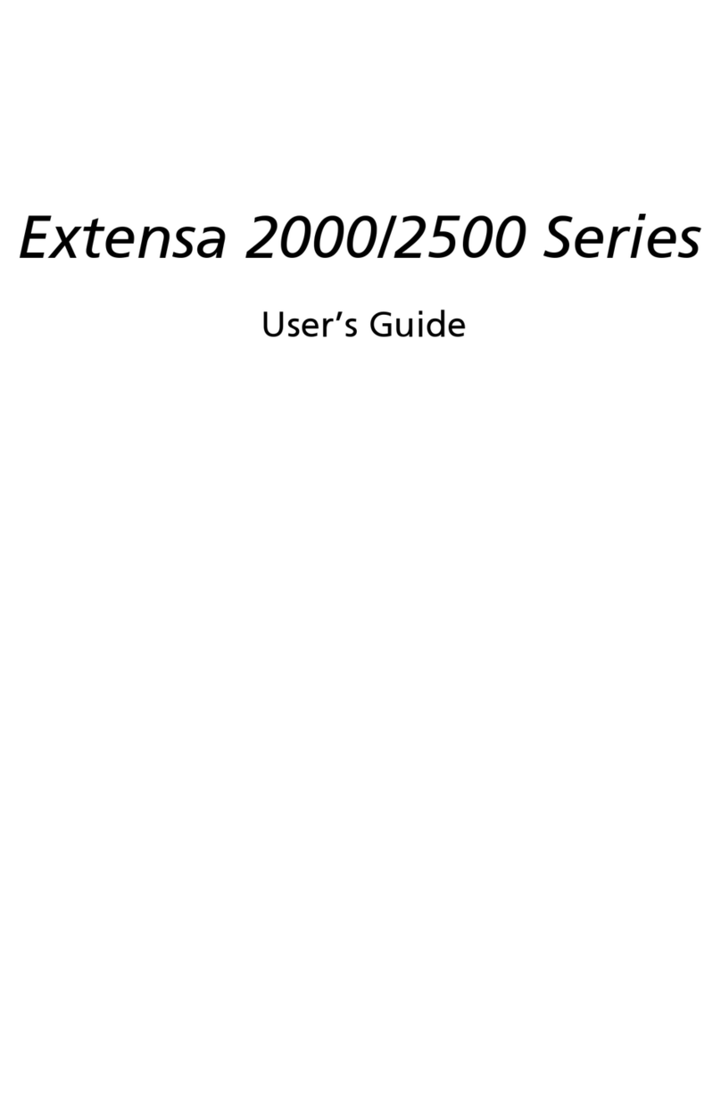 Acer 2000 Series User manual