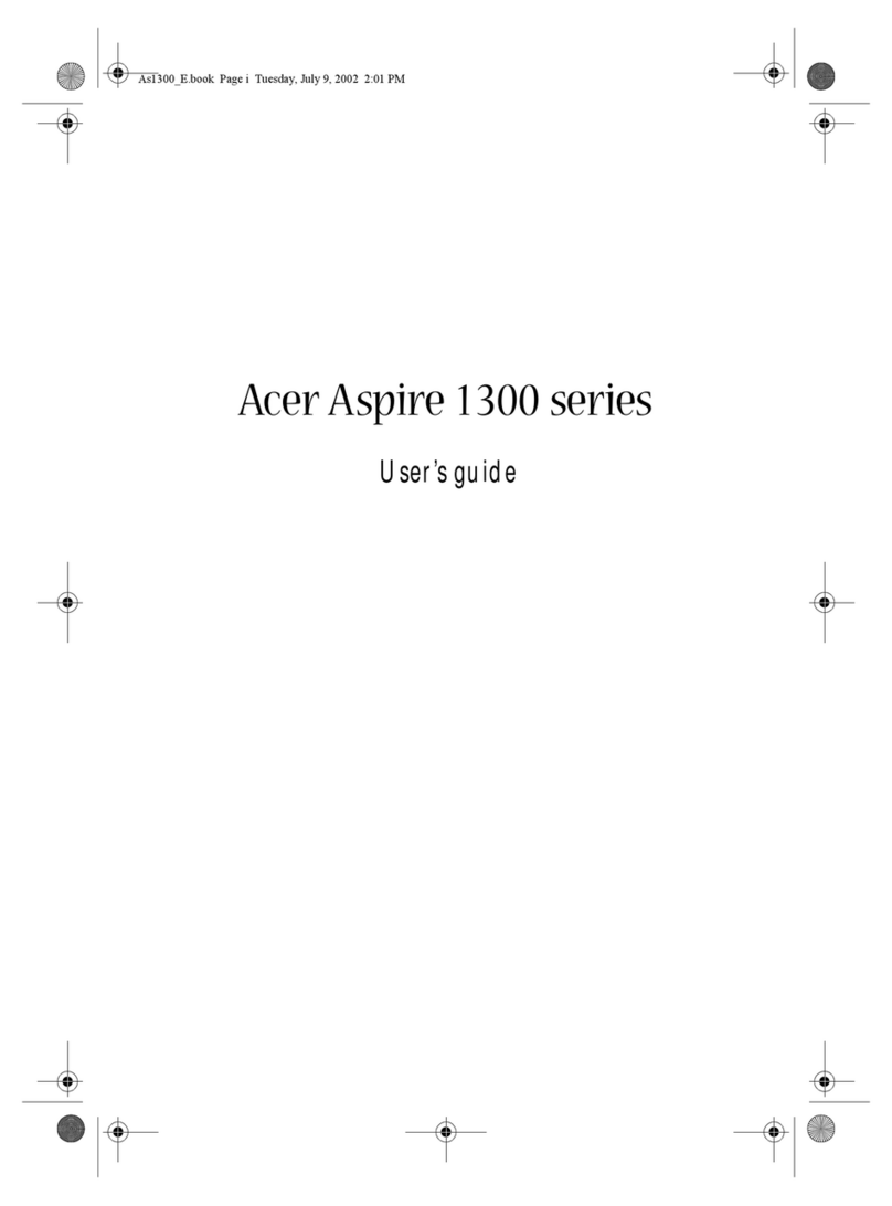 Acer 1300 series User manual Acer 1300 series User manual