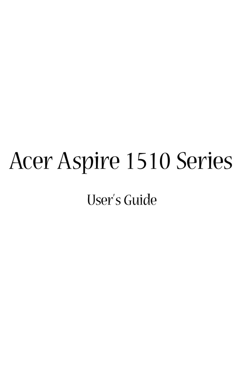 Acer 1510 Series User manual Acer 1510 Series User manual