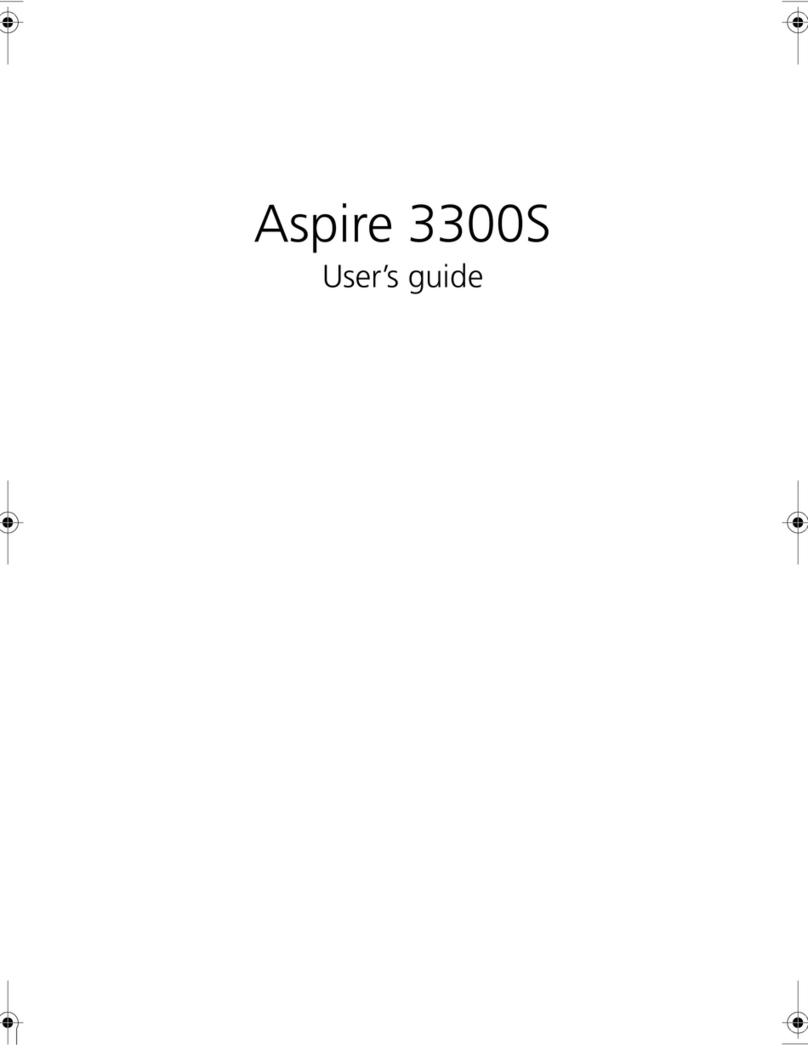Acer Aspire 3300S User manual Acer Aspire 3300S User manual
