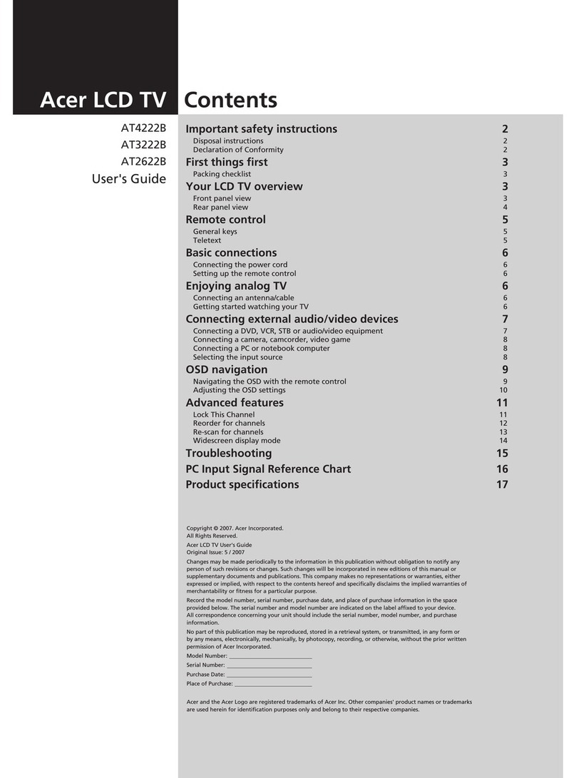 Acer AT2622B User manual