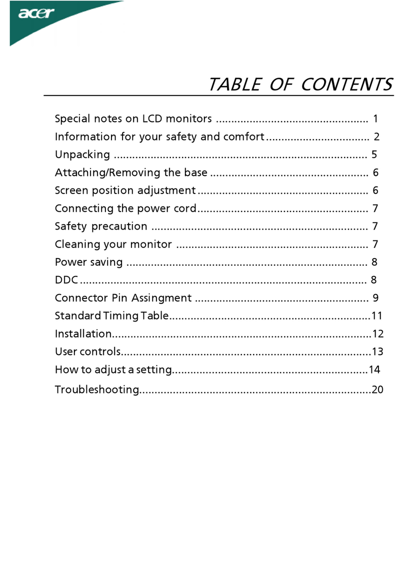 Acer X213 User manual