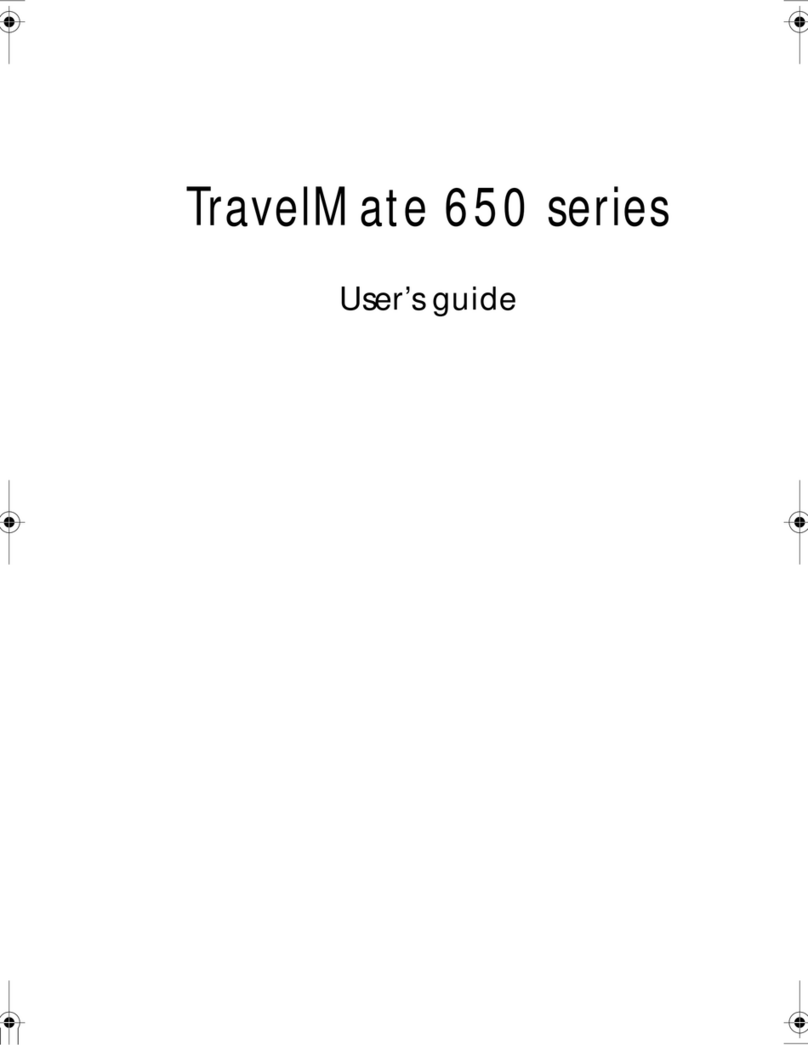 Acer TravelMate 650 Series User manual
