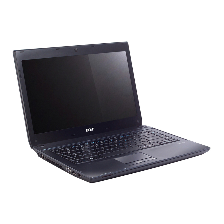 Acer TRAVELMATE 4740 User manual