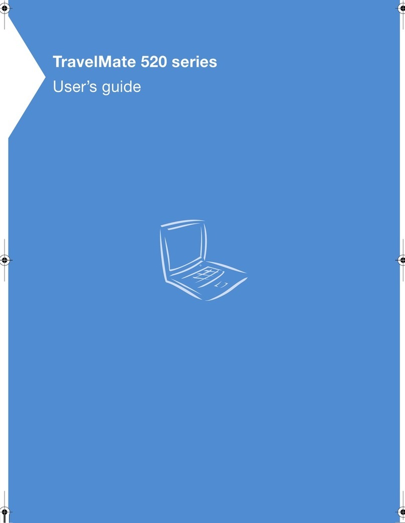 Acer TravelMate 520 Series User manual