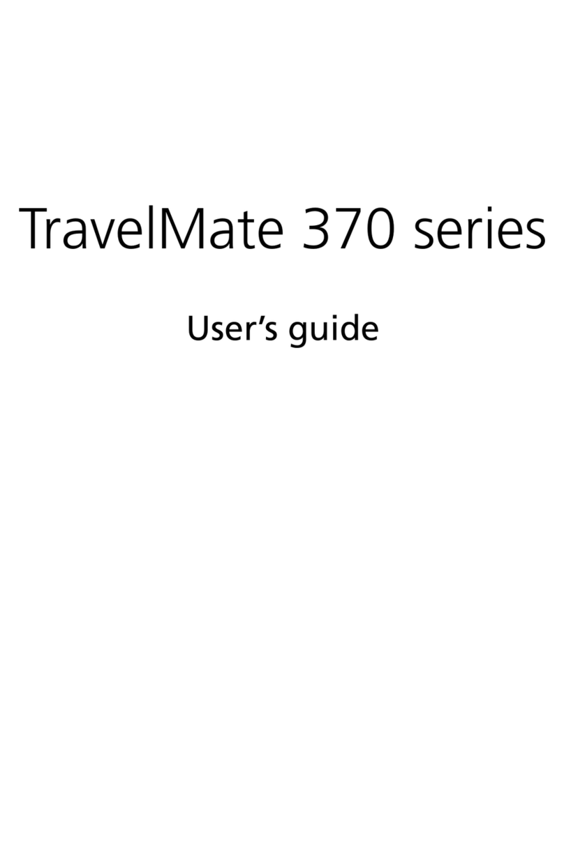 Acer TravelMate 370 series User manual