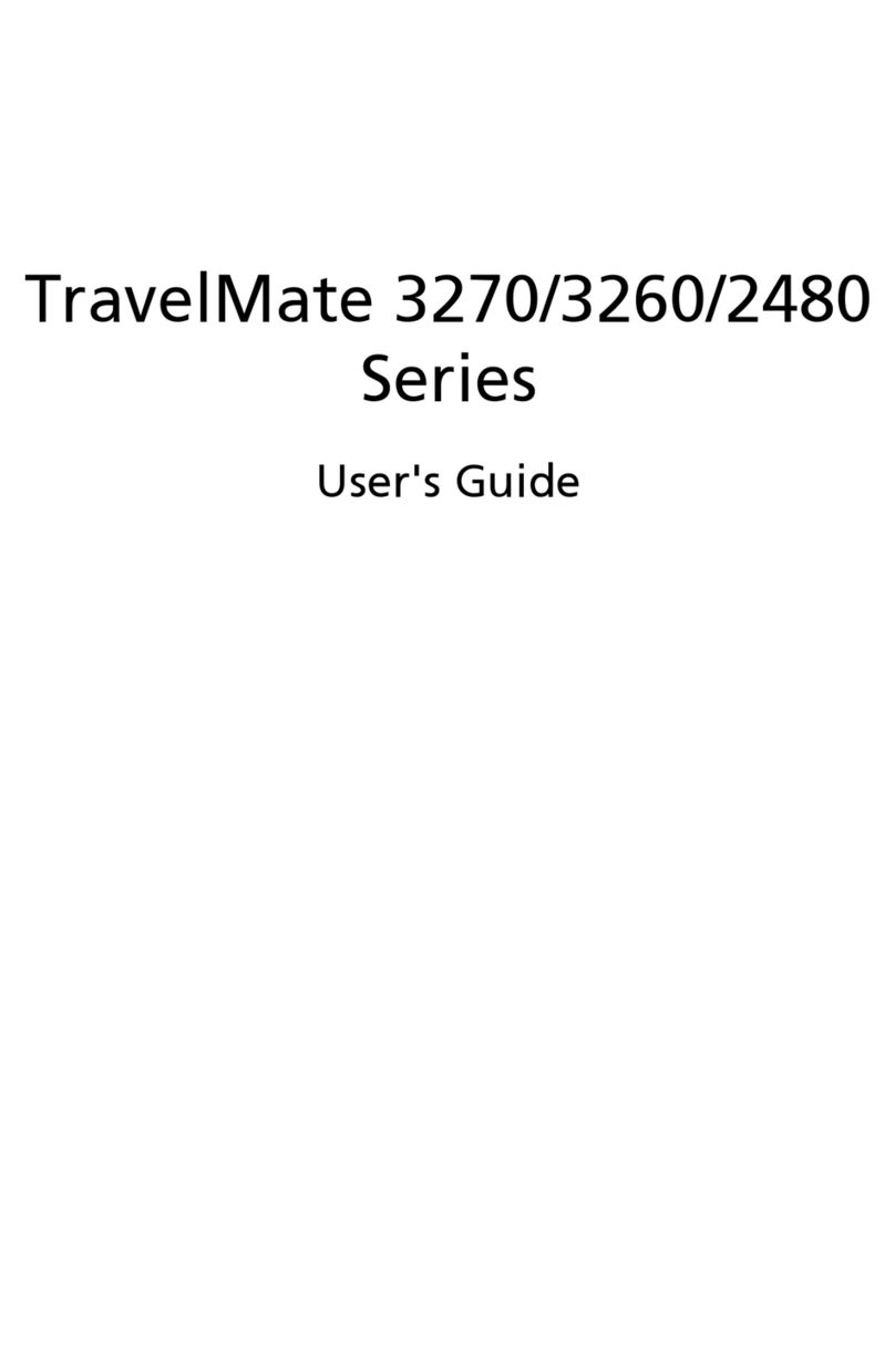 Acer TravelMate 2480 User manual