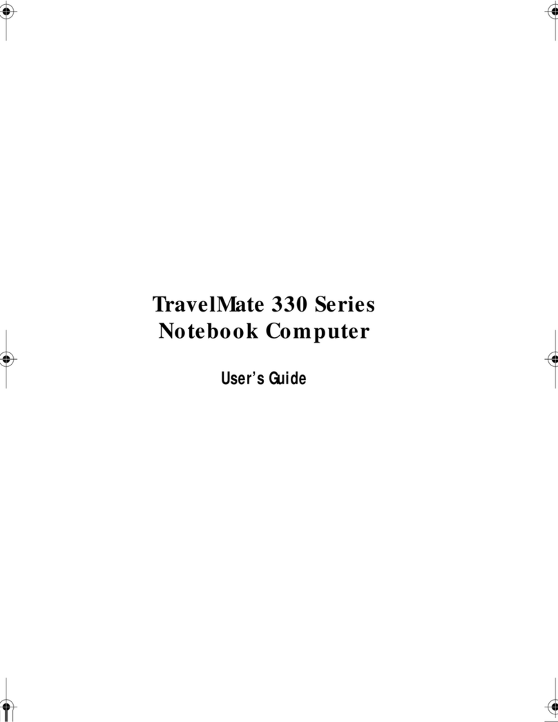 Acer TravelMate 330 Series User manual Acer TravelMate 330 Series User manual