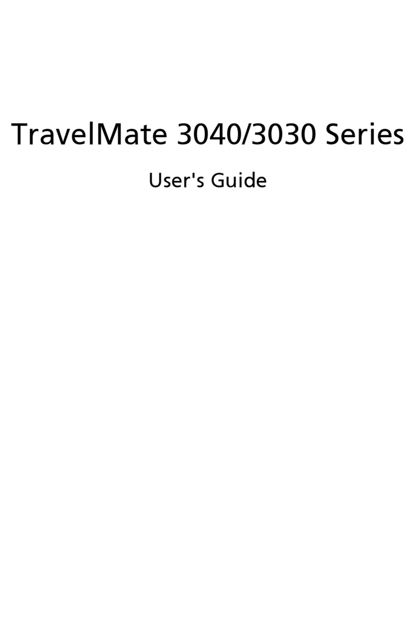 Acer TravelMate 3030 Series user guide