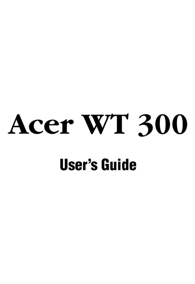 Acer WT 300 user guide