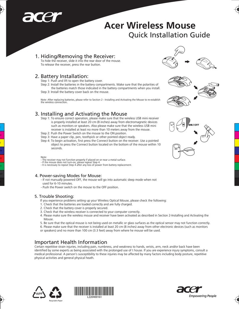 Acer LZ20400161 Quick installation guide