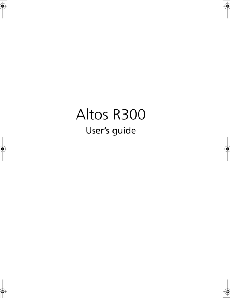 Acer Altos R300 User manual
