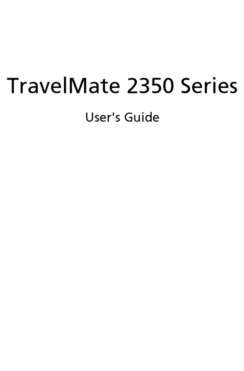 Acer TRAVELMATE TravelMate 2350 User manual