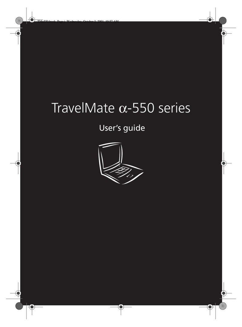 Acer TravelMate a-550 Series user guide