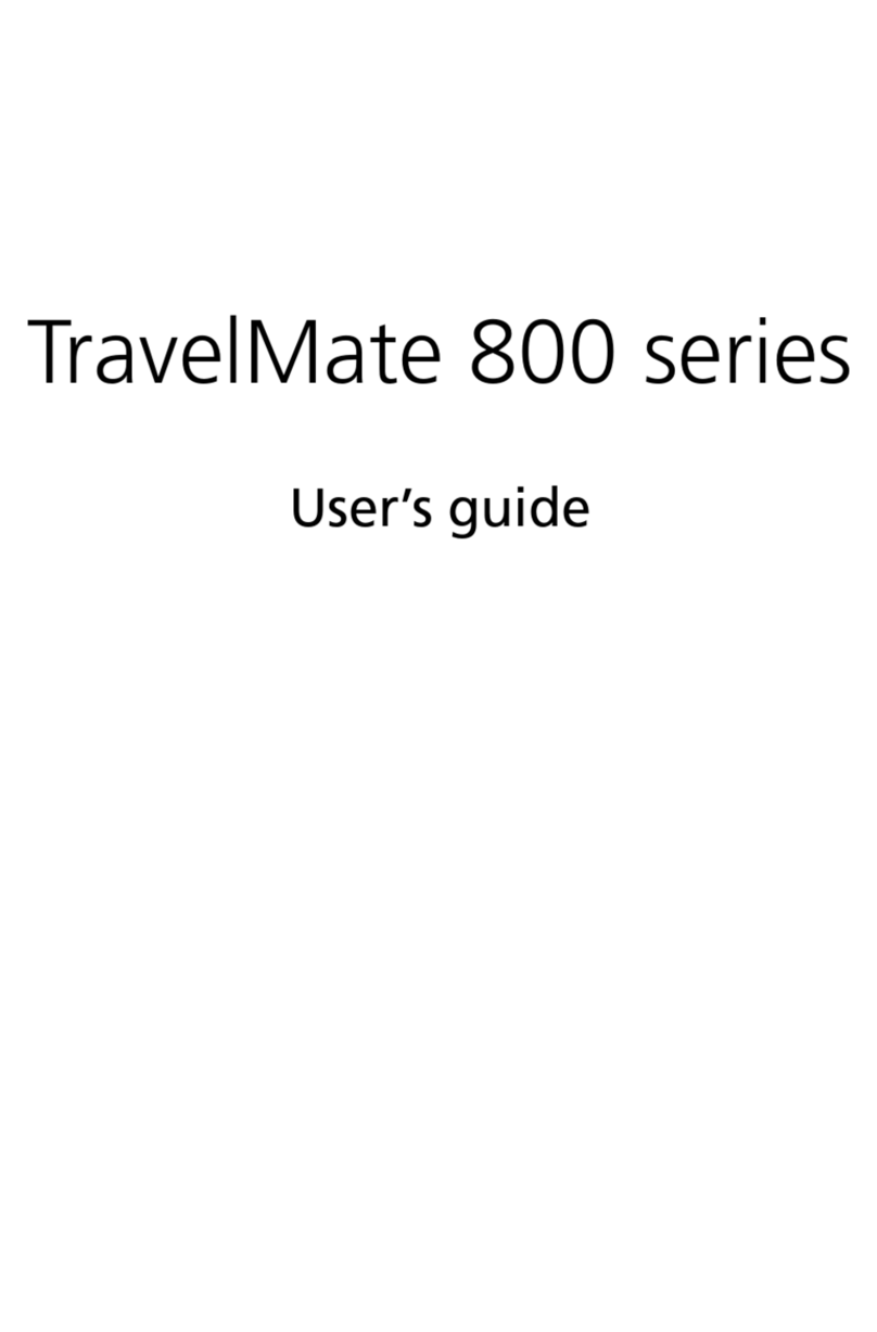 Acer TravelMate 800 Series user guide