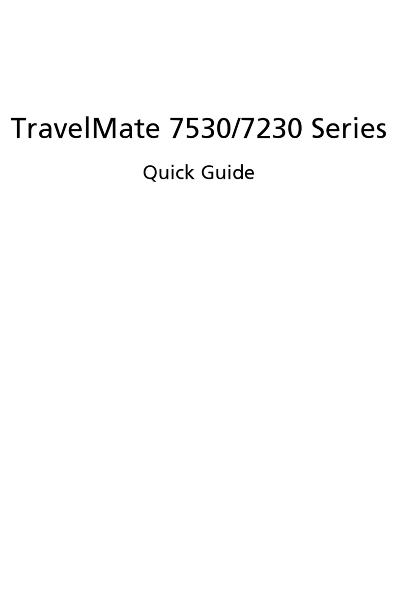 Acer TravelMate 7230 Series quick guide