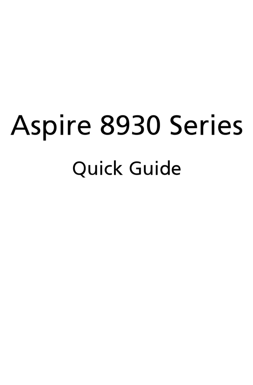 Acer Aspire 8930 Series User manual Acer Aspire 8930 Series User manual