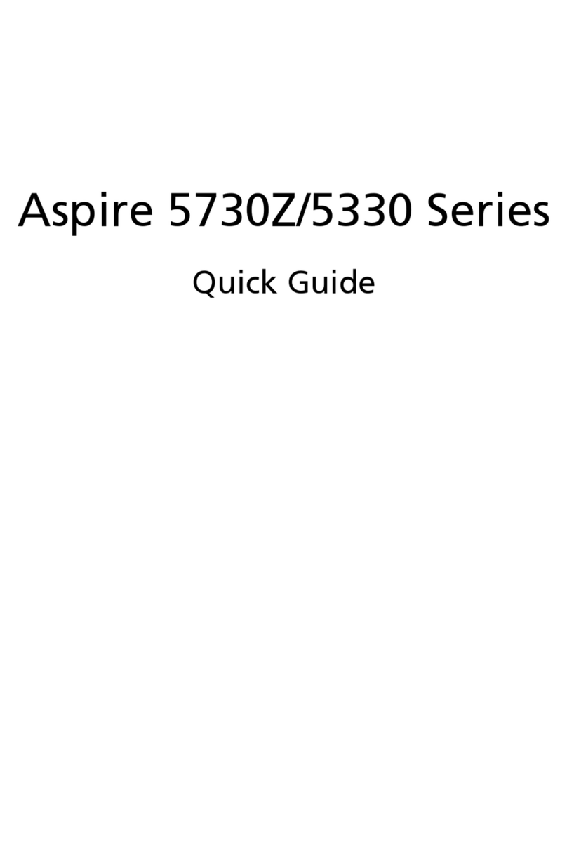 Acer Aspire 5730Z Series User manual Acer Aspire 5730Z Series User manual