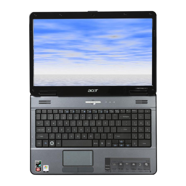 Acer Aspire 5516 Series quick guide