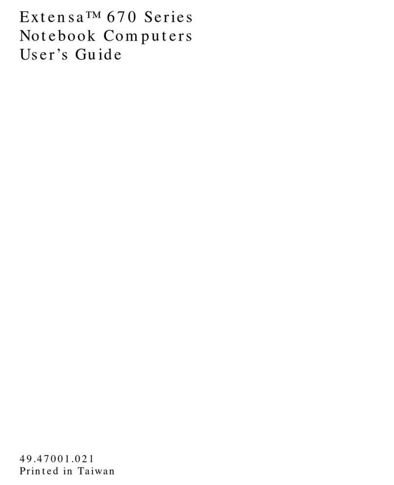 Acer ExtensaTM 670 user guide