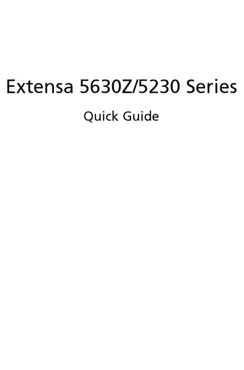 Acer Extensa 5230 Series quick guide