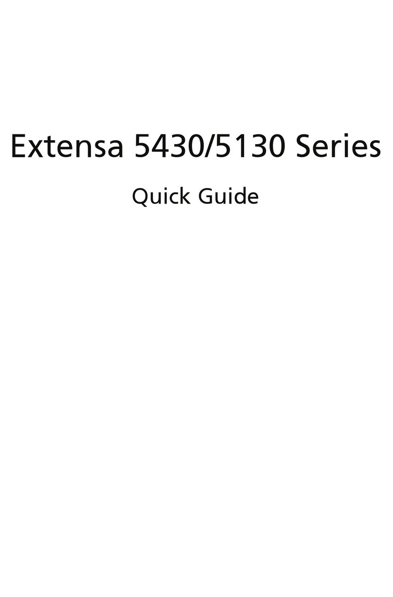 Acer Extensa 5130 Series quick guide