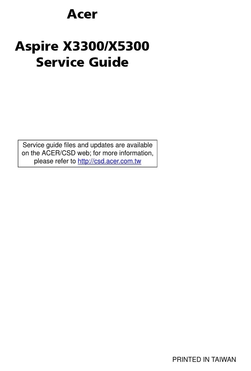 Acer ASPIRE X5300 User manual Acer ASPIRE X5300 User manual