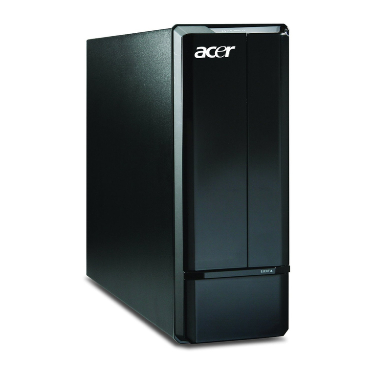 Acer ASPIRE X5812 User manual Acer ASPIRE X5812 User manual