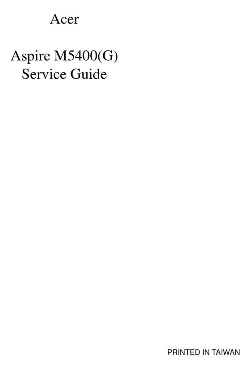Acer ASPIRE M5400(G) Service guide