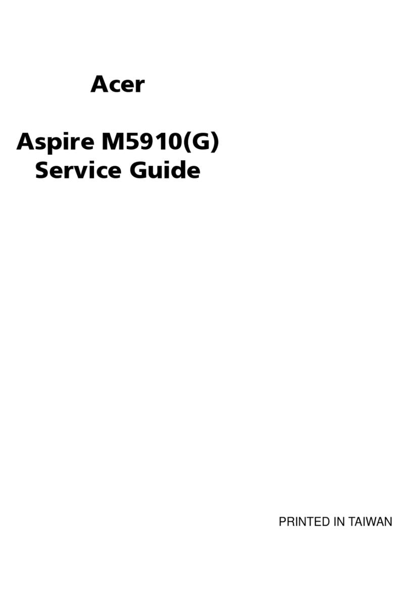 Acer ASPIRE M5910(G) Service guide